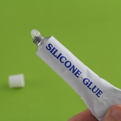 7 gram Clear adhesive silicone glue for ABS plastic and hard plastic